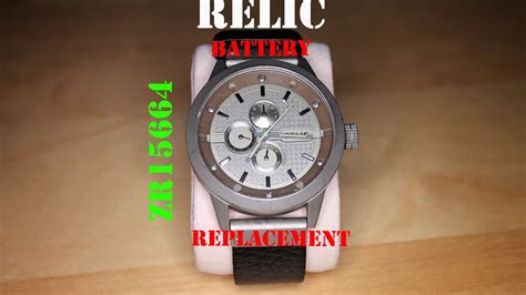 relic watch battery replacement instructions.